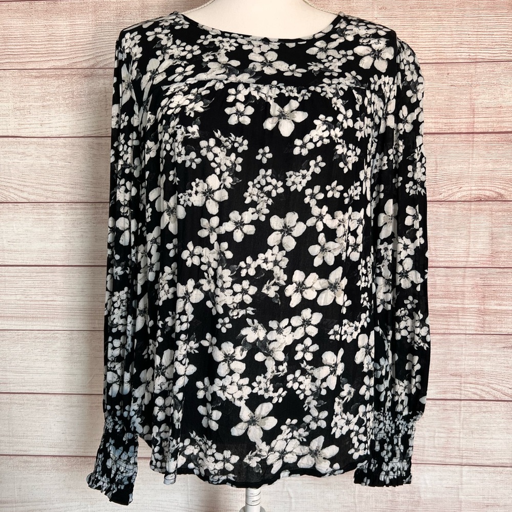 Lucky Brand top/ boho/ tunic size large in excellent condition